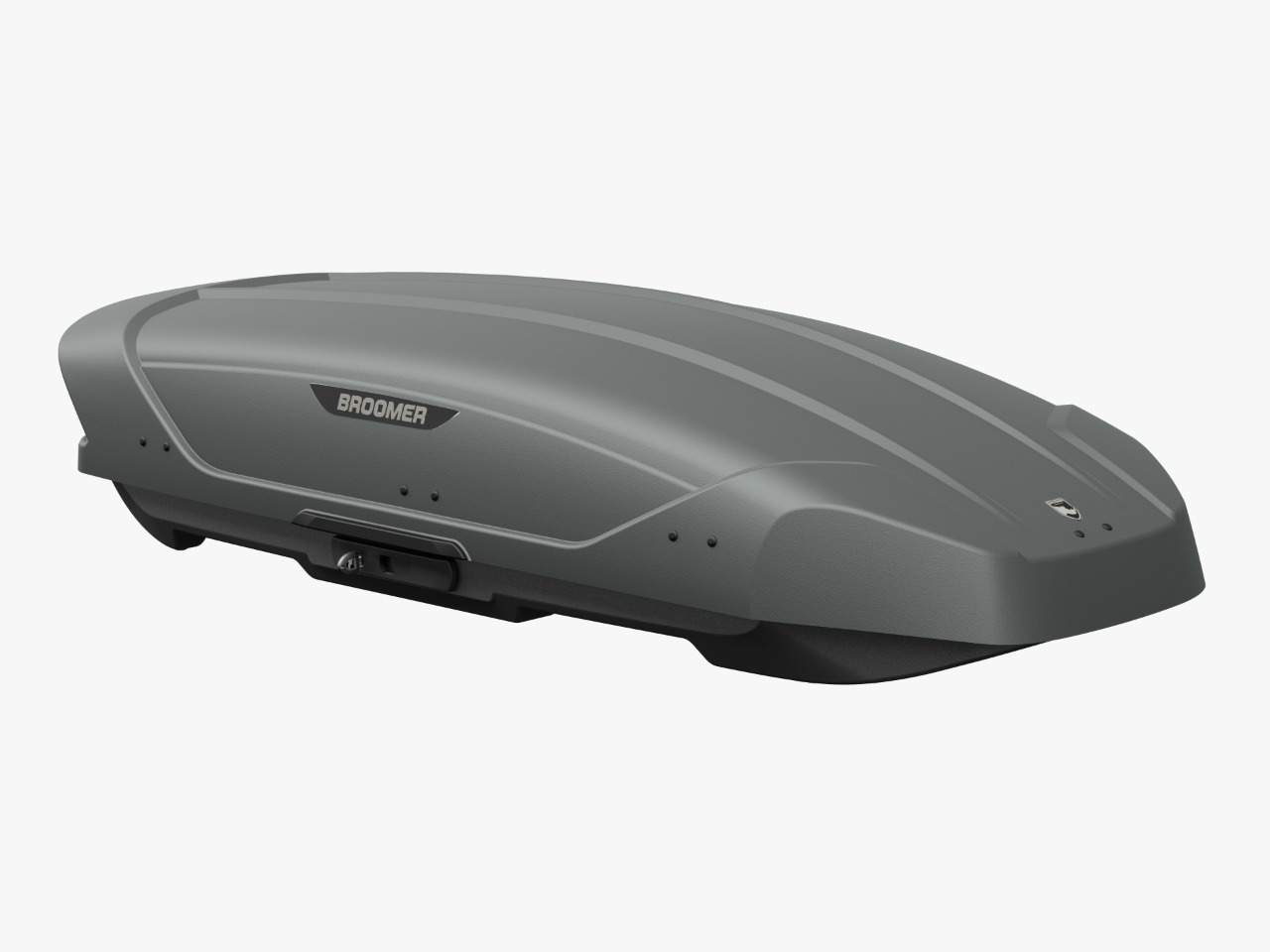 Автобокс Broomer Venture L (430л) АБС, текстурный пластик (Серый)