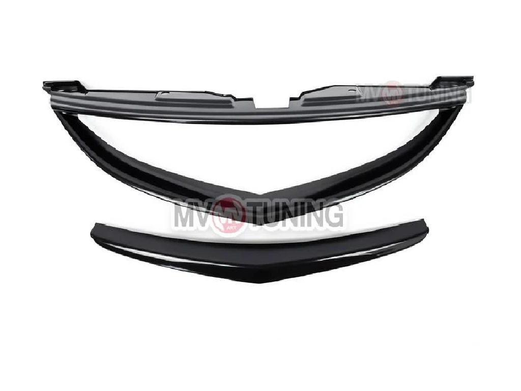 Решетка радиатора Sport (БЕЗ СЕТКИ) var №2 Mazda 6 (2008-2012) + УСТАНОВОЧНЫЙ КОМПЛЕКТ