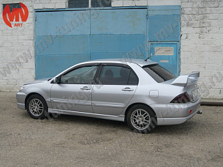Спойлер в стиле EVO var№2 (средний) Mitsubishi Lancer 9 IX (2003-2009)