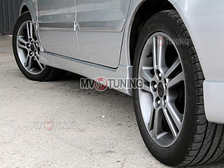 Пороги "SPORT 2.0" Mitsubishi Lancer 9 IX (2003-2009) + УСТАНОВОЧНЫЙ КОМПЛЕКТ