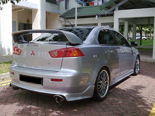 Спойлер в стиле EVO для Mitsubishi Lancer X 10 (2007-2017)