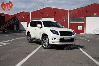 Юбка переднего бампера в стиле LX-Mode Toyota LC 150 Prado (2009-2014)
