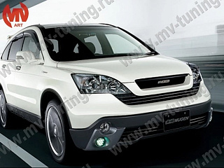 Решетка радиатора (БЕЗ СЕТКИ) "Mugen Style" Нonda CR-V (2007-2009) + УСТАНОВОЧНЫЙ КОМПЛЕКТ