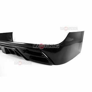 Юбка заднего бампера WALD Toyota LC200 (2015-2021)
