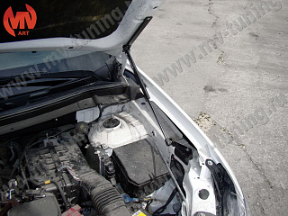 Упор капота двойной для Mitsubishi Outlander (3rd generation) (BROOMER) (2012-2015)