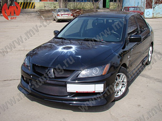 Крепление гос. номера в стиле EVO Mitsubishi Lancer IX (2003-2009)