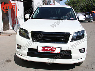 Юбка переднего бампера в стиле LX-Mode Toyota LC 150 Prado (2009-2014)