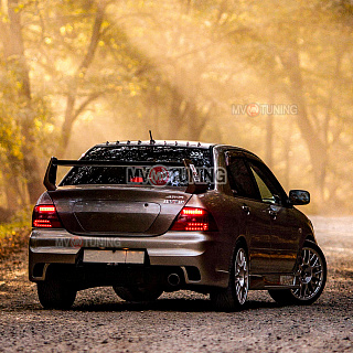 Спойлер в стиле EVO var№1 (высокий) для Mitsubishi Lancer IX 9 (2003-2009)