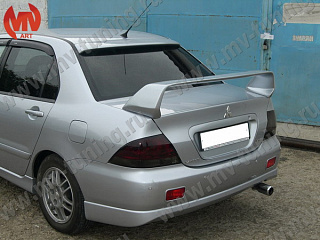 Спойлер в стиле EVO var№2 (средний) Mitsubishi Lancer 9 IX (2003-2009)