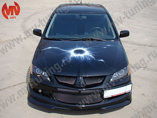 Крепление гос. номера в стиле EVO Mitsubishi Lancer IX (2003-2009)