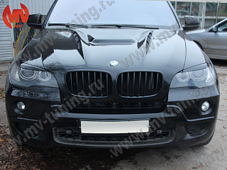 Реснички на фары BMW X5 E70 (2006-2013) + УСТАНОВОЧНЫЙ КОМПЛЕКТ