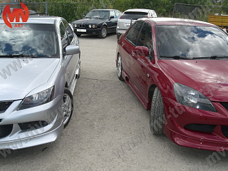 Пороги в стиле INGS Extreem Mitsubishi Lancer IX (2003-2009)