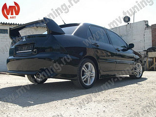 Спойлер в стиле EVO var№1 (высокий) для Mitsubishi Lancer IX 9 (2003-2009)